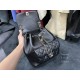 Chanel 23C Duma Backpack, Large, Black Calfskin  