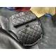 Chanel 23C Duma Backpack, Large, Black Calfskin  