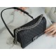 Chanel Leboy Small Ball Pattern, Black and Silver, Medium, Caviar Calfskin