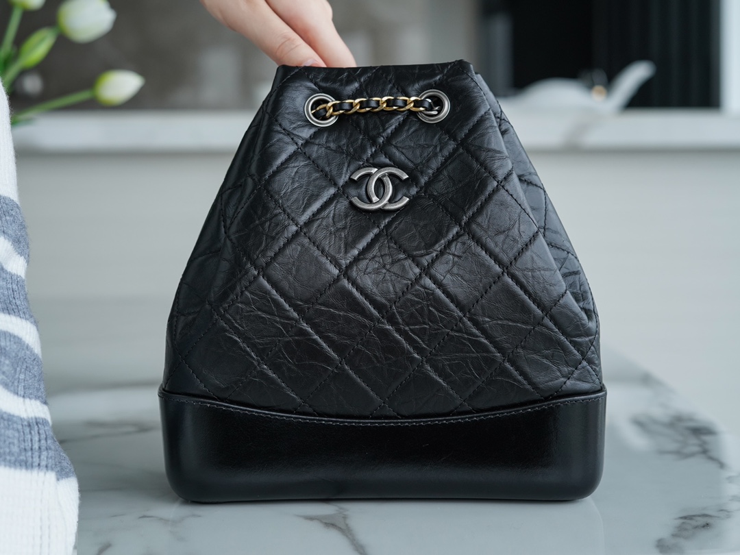 Chanel Gabrielle Backpack, Calfskin  