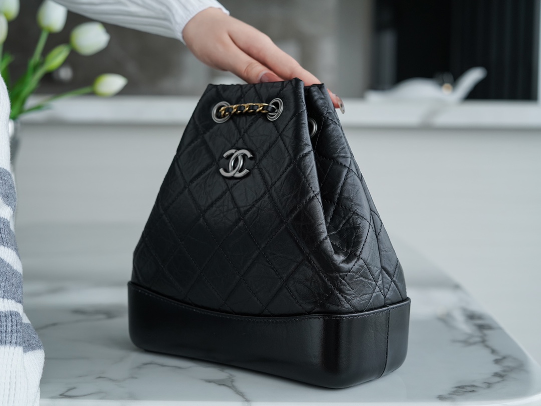 Chanel Gabrielle Backpack, Calfskin  