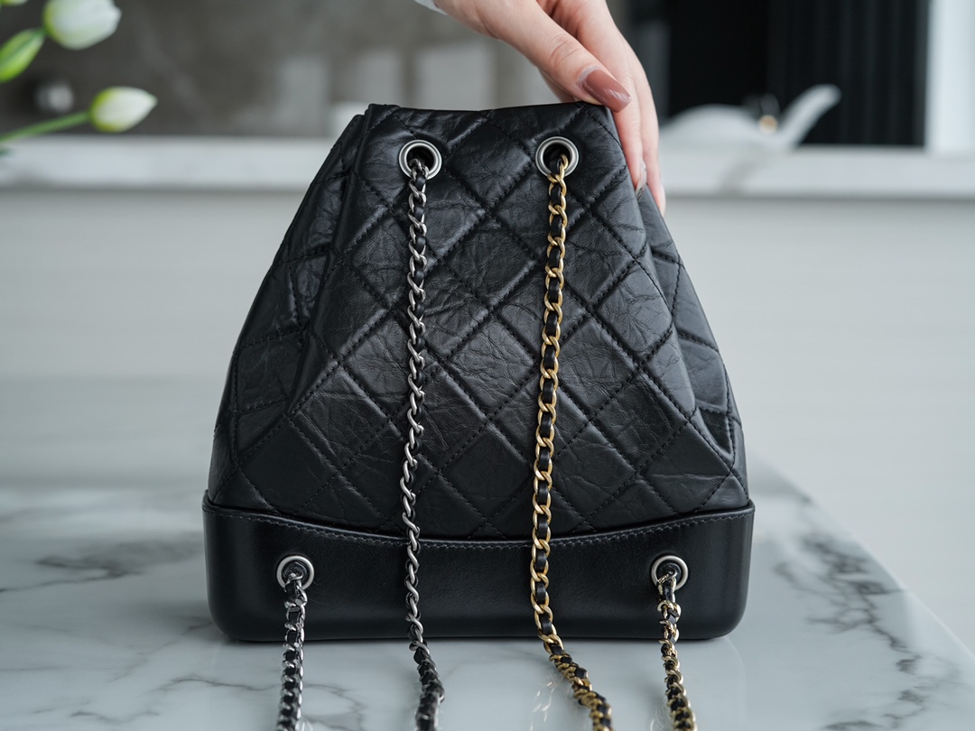 Chanel Gabrielle Backpack, Calfskin  