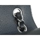 CF Classic Flap Jumbo, Black and Silver, Caviar Calfskin  