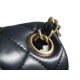 Classic Flap Bag, Black and Gold, Square, Lambskin  