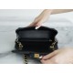 Classic Flap Bag, Black and Gold, Mini, Lambskin  