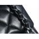 Classic Flap Bag, Black and Silver, Lambskin  