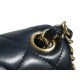 Classic Flap Bag, Black and Gold, Lambskin  