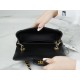 Classic Flap Bag, Black and Gold, Lambskin  