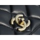 Chanel Trendy CC Flap Bag, Black and Gold, Lambskin  