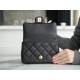 Chanel 23P Heart Adjustment Mini, Grained Calfskin  