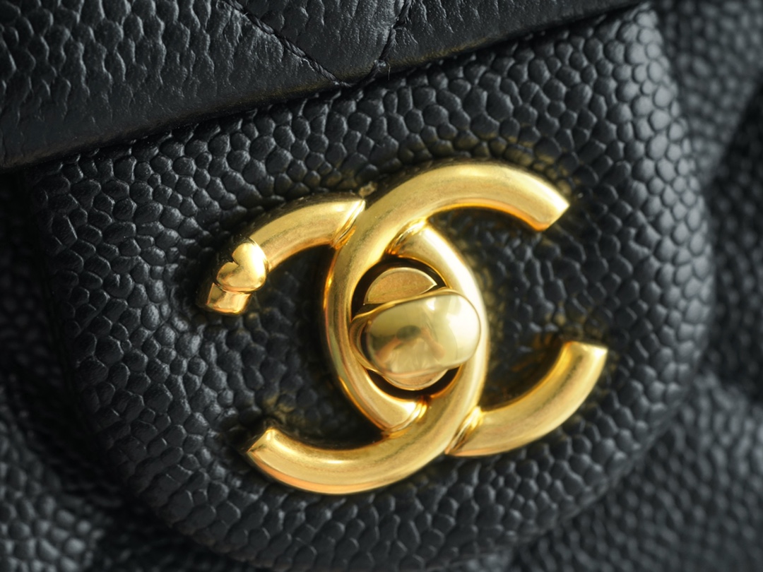 Chanel 23P Heart Adjustment Mini, Grained Calfskin  