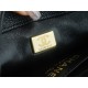 Chanel 23P Heart Adjustment Mini, Grained Calfskin  