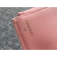 Chanel 19 Short Wallet, Blush Pink, Goat Leather