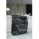 CHANEL✦ 23S Spring/Summer New 22Mini Bag, Black Silver, Calfskin  