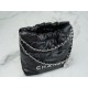 CHANEL✦ 23S Spring/Summer New 22Mini Bag, Black Silver, Calfskin  