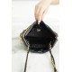 CHANEL✦ 23S Spring/Summer New 22Mini Bag, Black Gold, Calfskin  