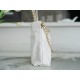 CHANEL✦ 23S Spring/Summer New 22Mini Bag, White, Calfskin  