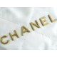 CHANEL✦ 23S Spring/Summer New 22Mini Bag, White, Calfskin  