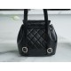 CHANEL✦ 21/22 Duma Backpack, Black, Waxed Calfskin