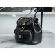 CHANEL✦ 21/22 Duma Backpack, Black, Waxed Calfskin