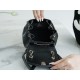 CHANEL✦ 21/22 Duma Backpack, Black, Waxed Calfskin