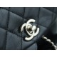 CHANEL✦ 21/22 Duma Backpack, Black, Waxed Calfskin