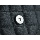 Chanel Entry Classic WOC (Magnetic Closure), Black Silver, Caviar Calfskin  