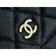 Chanel Entry Classic WOC (Magnetic Closure), Black Gold, Caviar Calfskin  