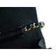 Chanel Entry Classic WOC (Magnetic Closure), Black Gold, Caviar Calfskin  