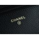 Chanel Entry Classic WOC (Magnetic Closure), Black Gold, Caviar Calfskin  