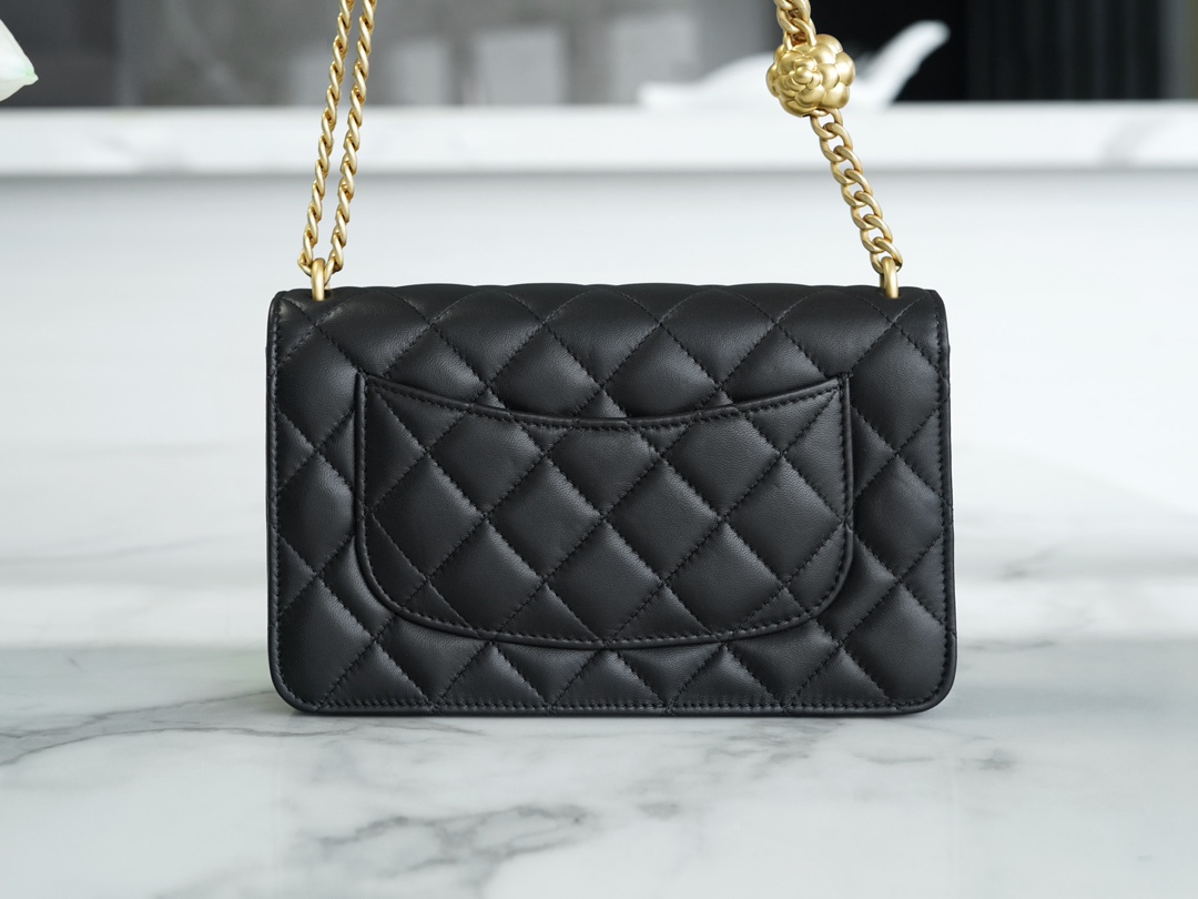 CHANEL 23S Spring/Summer New Camellia WOC, Black  