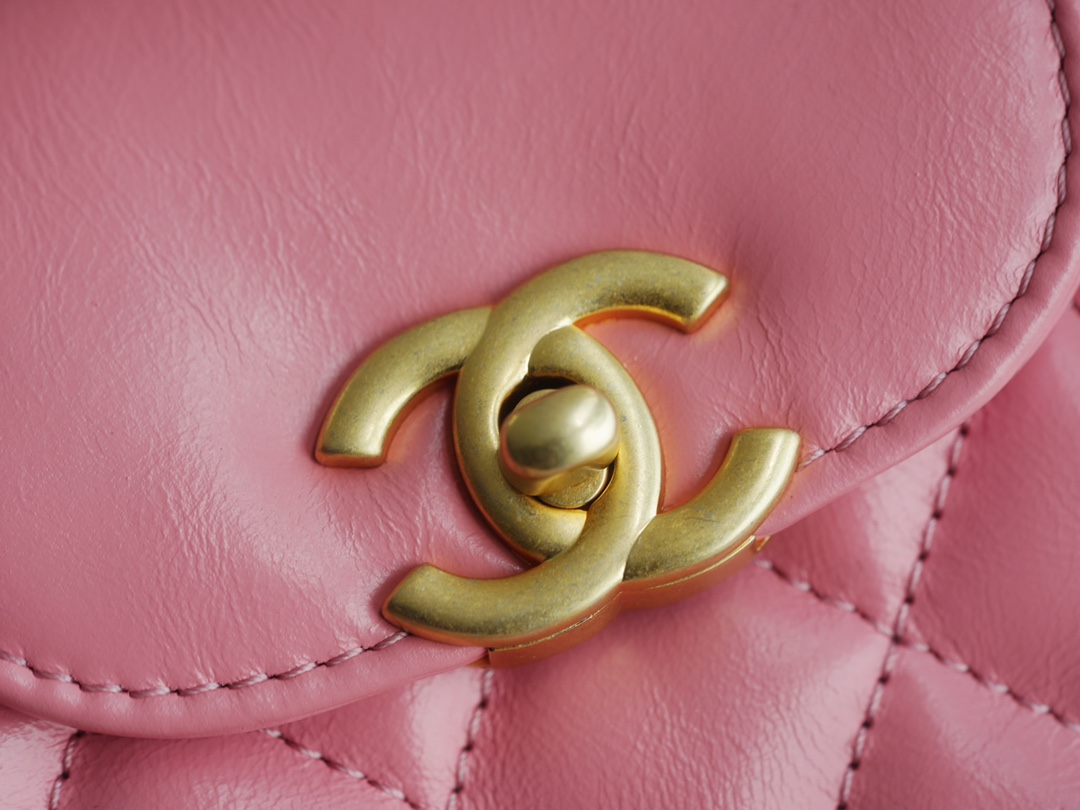 CHANEL✦ 23K Kelly Handle Bag, Coral Pink, Large  