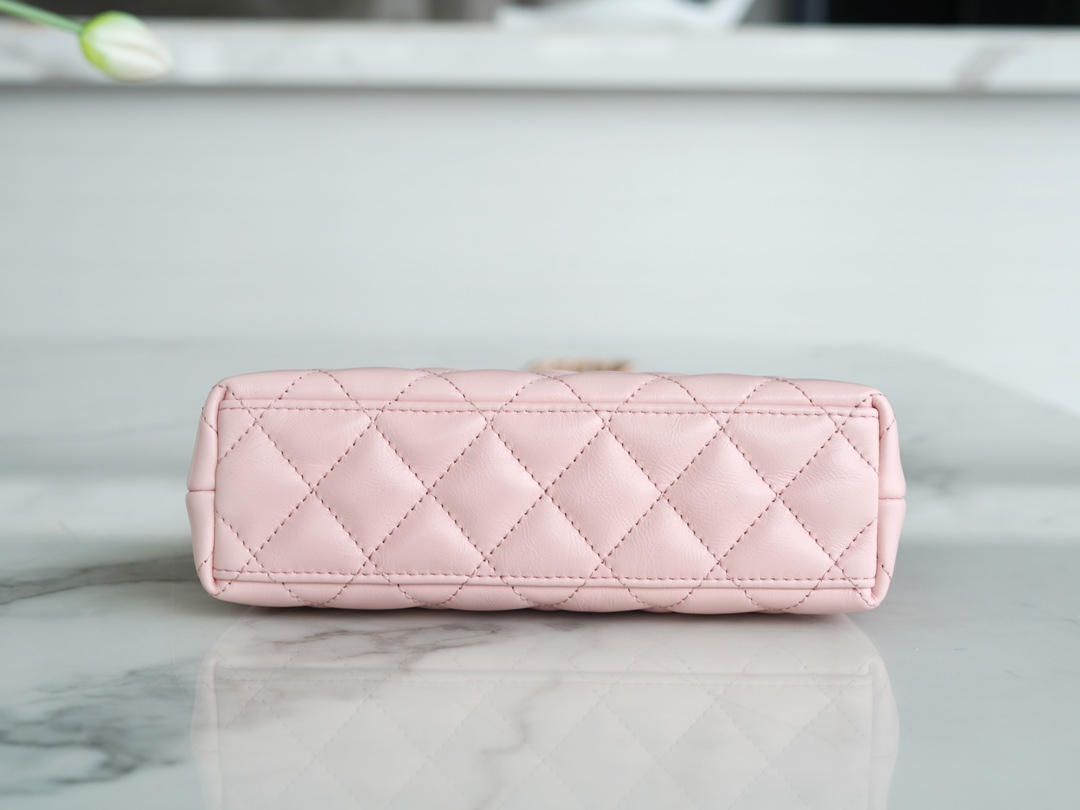 CHANEL✦ 23K Kelly Handle Bag, Light Pink, Large  