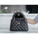 CHANEL✦ 23K Kelly Handle Bag, Black, Large  