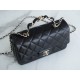 Chanel 23K Double C Handle CF Bag, Black  