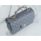 Chanel 23K Double C Handle CF Bag, Dark Gray  