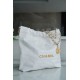 Chanel 22P Bag, Small Size, White with Gold Hardware  