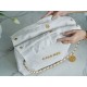 Chanel 22P Bag, Small Size, White with Gold Hardware  