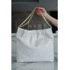 Chanel 22P Bag, Medium Size, White with Gold Hardware  