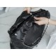 Chanel 22P Spring/Summer New 22 Bag, Black with Silver Hardware, Large Size  