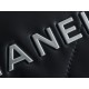 Chanel 22P Spring/Summer New 22 Bag, Black with Silver Hardware, Large Size  