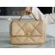 Chanel 2020 Fall/Winter New 19 Bag, Apricot, Small Size  