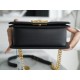 Chanel Leboy Small Ball Pattern, Black with Gold Hardware, Small Size, Caviar Leather  