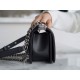 Chanel Leboy Small Ball Pattern, Black with Silver Hardware, Small Size, Caviar Leather  