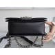 Chanel Leboy Small Ball Pattern, Black with Silver Hardware, Small Size, Caviar Leather  