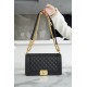 Chanel Leboy Small Ball Pattern, Black with Gold Hardware, Medium Size, Caviar Leather  