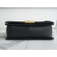 Chanel Leboy Small Ball Pattern, Black with Gold Hardware, Medium Size, Caviar Leather  