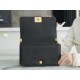 Chanel Leboy Small Ball Pattern, Black with Gold Hardware, Medium Size, Caviar Leather  