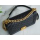 Chanel Leboy Medium Size, Black with Gold Hardware, Lambskin