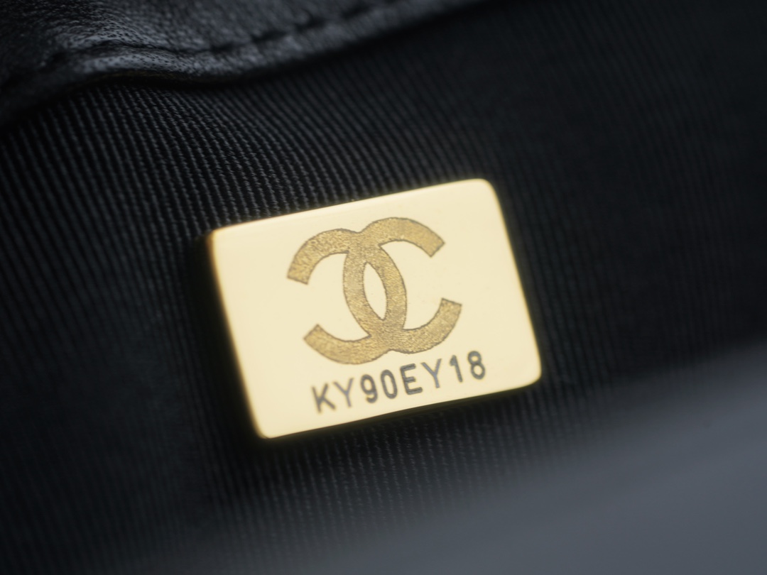 Chanel Leboy Medium Size, Black with Gold Hardware, Lambskin